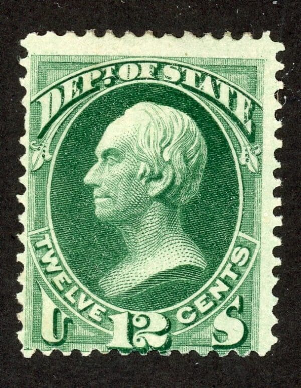 US O63 MH 12c 1873 State