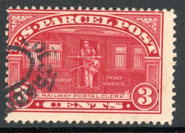 US Q3 U 1912 3c Parcel Post