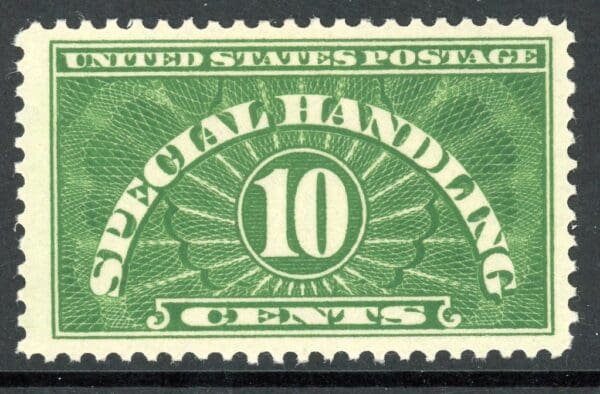 US QE1 MH 1925 10c Special Handling