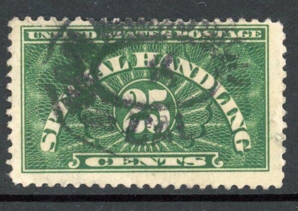 US QE4 U 1925 25c Special Handling