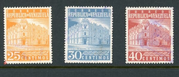 Venezuela 748-750 U 1960