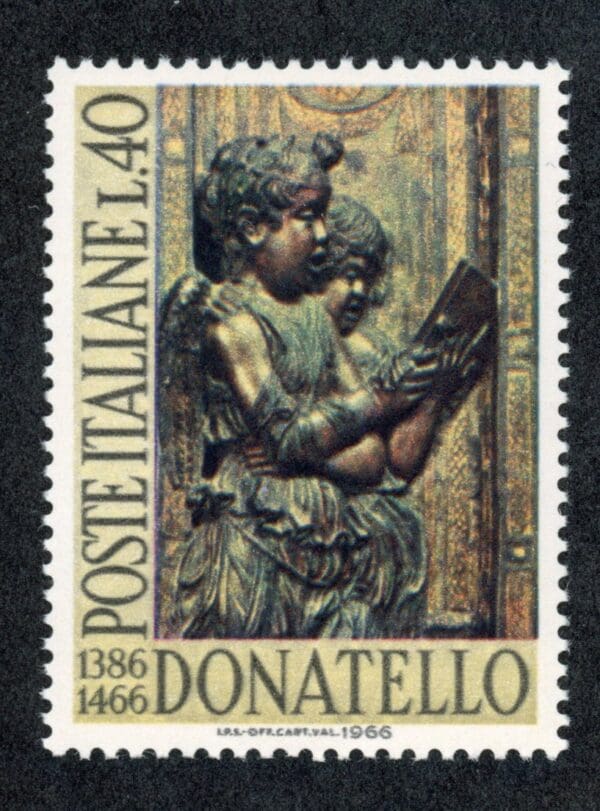 Italy 941 MNH 1966 40 L carmine multi