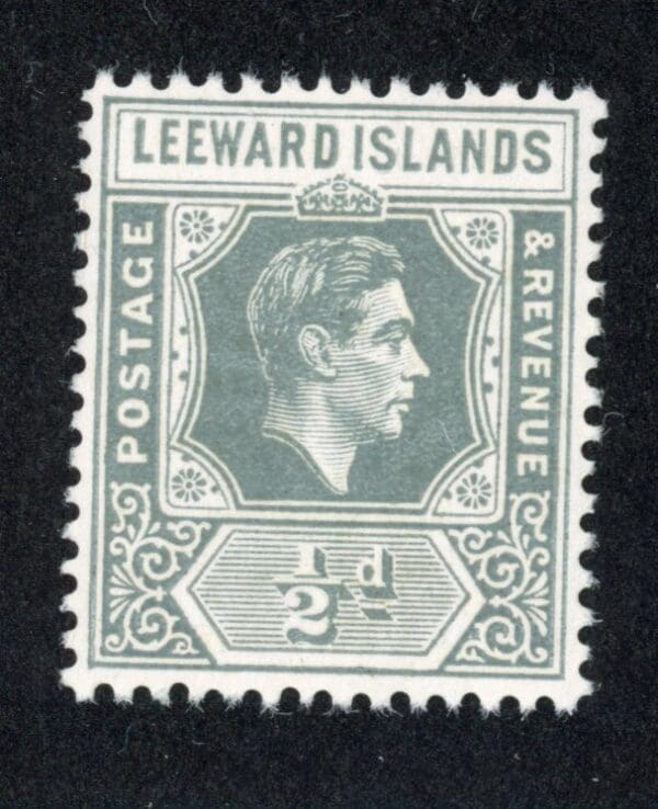 Leeward Islands 120 MNH 1949 1/2p gray