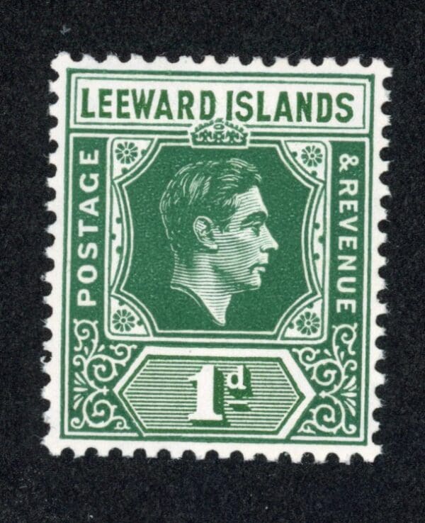 Leeward Islands 121 MNH 1949 1p green