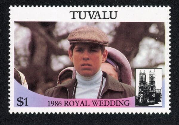 Tuvalu 382a MNH/VF 1986 Royal Wedding-Exclusive