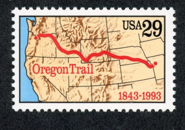 US 2747 MNH 1993 29c multicolored Oregon Trail