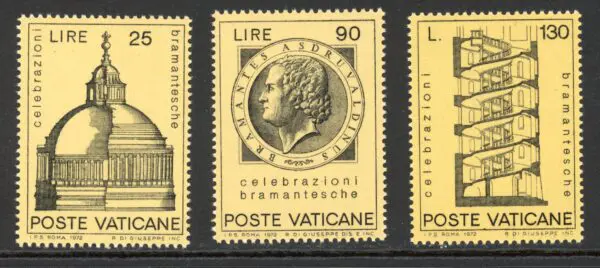 Vatican City 515-517 MNH 1972