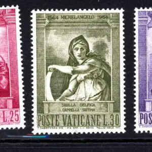 Vatican City 387-391 MNH 1964 Michelangelo