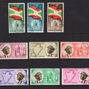 Burundi 25-33 Used 1962 Independence