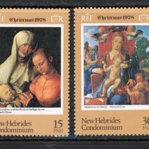 New Hebrides (British) 259-262 MNH/VF 1978 Christmas