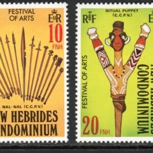 New Hebrides (British) 268-271 MNH/VF 1979 Arts Festivals